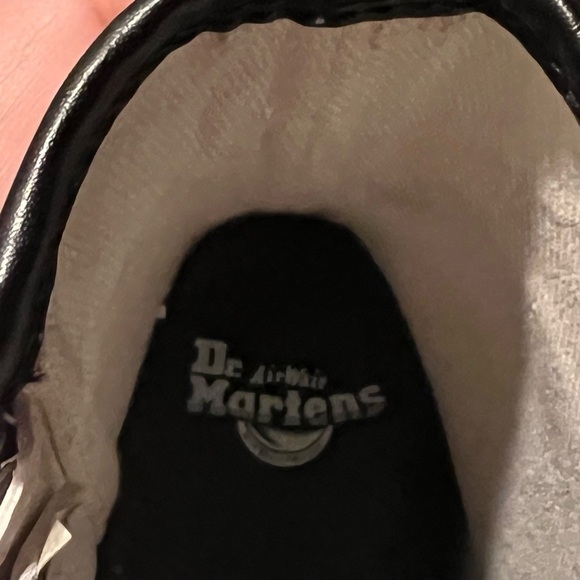 DR. MARTENS white leather 1460 twin zipper boots. Size 5 NWOT - Picture 4 of 12